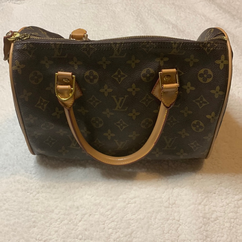 Louis Vuitton Speedy Handbag Monogram Canvas 30